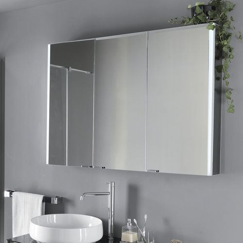 Specchio da bagno a muro - DUE EVO - Inda - contemporaneo / rettangolare / in alluminio