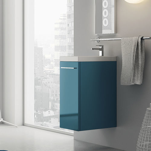 Mobile lavabo sospeso - LILLIPUT - Inda - in legno / in MDF / in ceramica