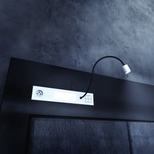 Applique contemporanea - TIMO - CJC Systems - da interno / in metallo / lineare