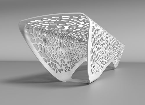 Panca per spazi pubblici contemporanea - OSSO 2 - Factory Street Furniture - in acciaio galvanizzato / in acciaio inossidabile / per aeroporto