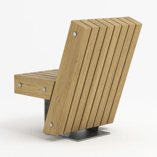 Sedia contemporanea - Quay Chair - Factory Street Furniture - da esterno / in legno / per spazi pubblici