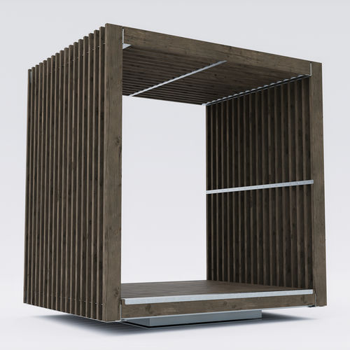 Pensilina multifunzionale per spazi pubblici - FIN - Factory Street Furniture
