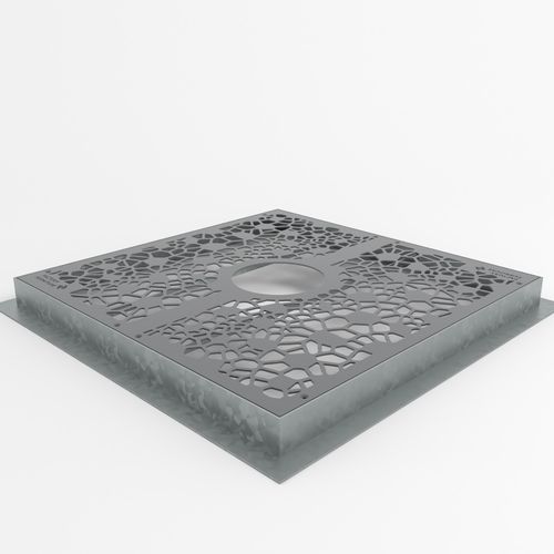 Griglia per alberi quadrata - OSSO - Factory Street Furniture - in acciaio / in acciaio galvanizzato / in acciaio COR-TEN®