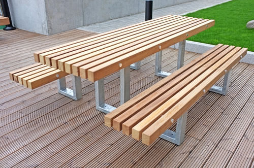 Tavolo da pranzo contemporaneo - TORD - Factory Street Furniture - in legno / in acciaio galvanizzato / rettangolare