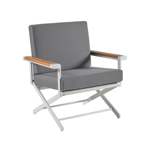 Poltrona contemporanea - OSKAR - SIFAS - in Sunbrella® / in ecopelle / in teak