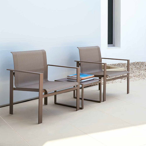 Poltrona contemporanea - KWADRA - SIFAS - in Textilene® / in alluminio laccato / in poliestere