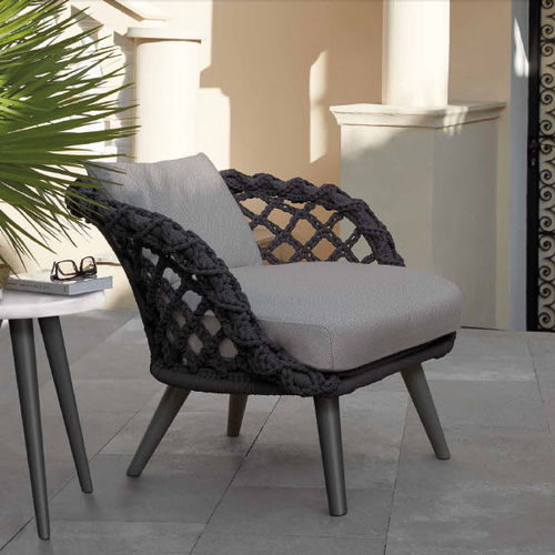 Poltrona contemporanea - RIVIERA  - SIFAS - in Sunbrella® / in alluminio laccato / in poliestere