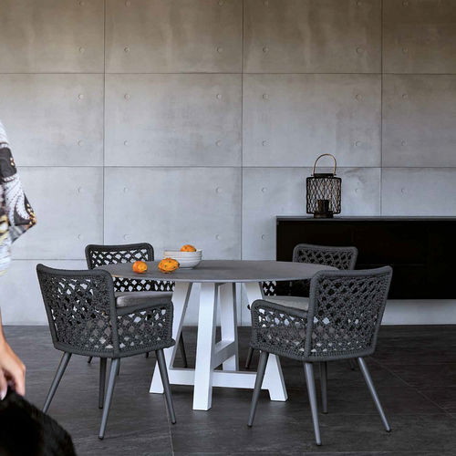 Sedia da pranzo contemporanea - RIVIERA  - SIFAS - da giardino / in Sunbrella® / in poliestere