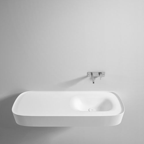 Piano lavabo in Corian® - Rexa Design - su misura