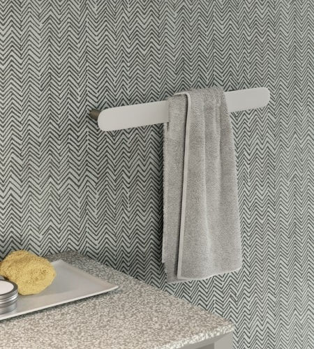 Portasalviette a 1 barra - MOON - Rexa Design - da parete / in metallo / per hotel