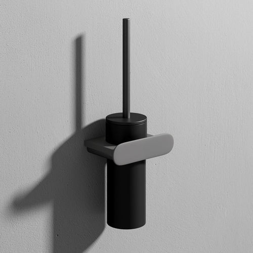 Portascopino per WC in metallo - MOON - Rexa Design - da parete
