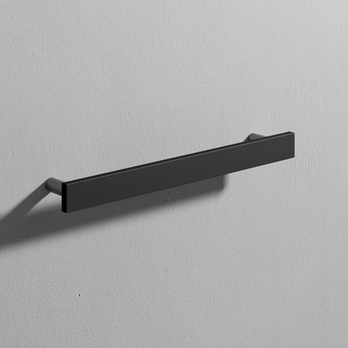 Portasalviette a 1 barra - STONE - Rexa Design - da parete / in metallo / nero