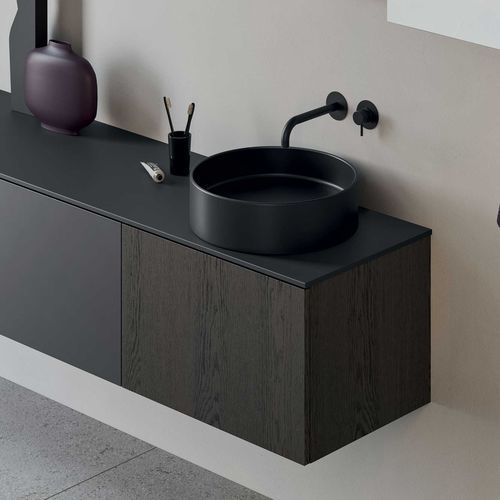 Lavabo da appoggio - Eclettico - Rexa Design - in ceramica / rotondo / senza foro