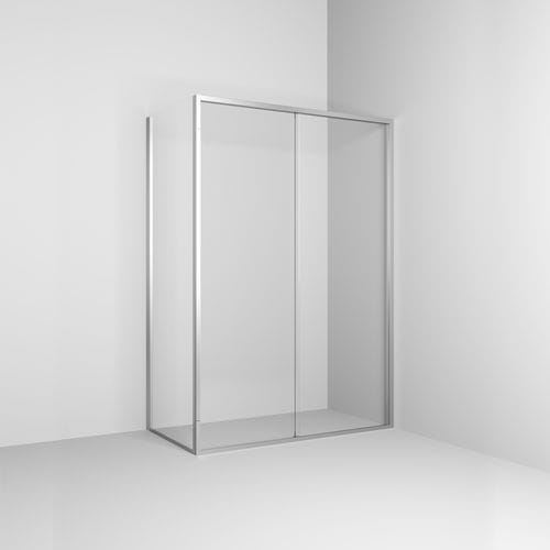 Parete doccia scorrevole - Rexa Design - rettangolare / d'angolo / in vetro temprato