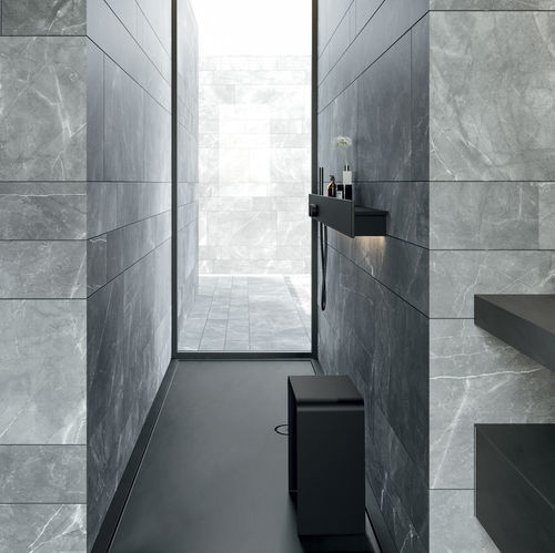 Piatto doccia rettangolare - Medium - Rexa Design - da appoggio / da incasso / in Corian®