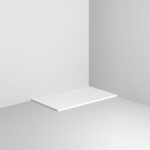 Piatto doccia rettangolare - Slim - Rexa Design - da appoggio / ultrapiatto / in Korakril™