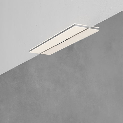 Applique contemporanea - Eagle - Rexa Design - da interno / in metallo cromato / rettangolare