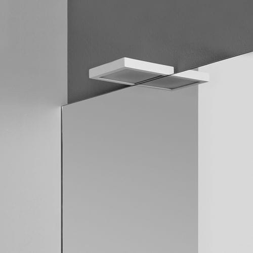 Applique contemporanea - Rexa Design - da interno / in metallo / quadrata