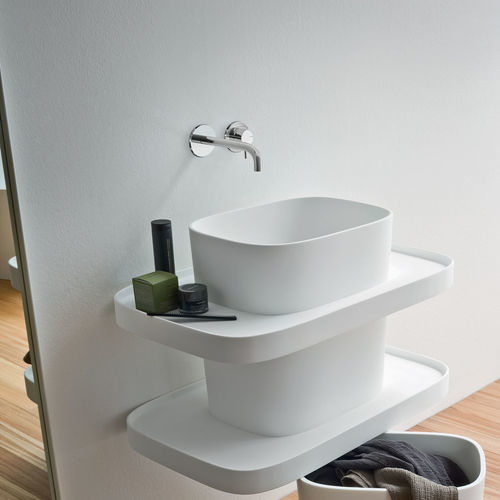 Miscelatore per lavabo - Mae - Rexa Design - da vasca / da appoggio / in acciaio inossidabile