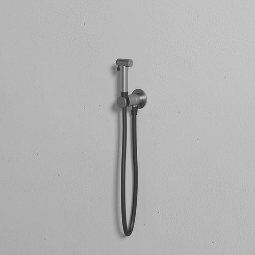 Doccetta manuale per WC - Rexa Design - cilindrica / in acciaio inossidabile / contemporanea