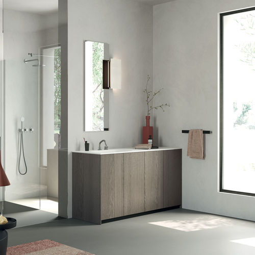 Mobile da bagno contemporaneo - Rexa Design - per uso residenziale / in legno / laccato