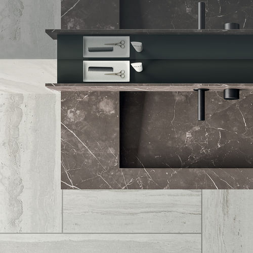 Piano lavabo in marmo - Rexa Design - su misura / di Monica Graffeo