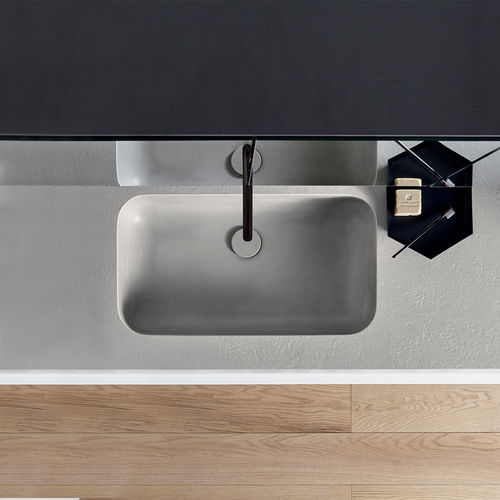 Piano lavabo in Korakril™ - Rexa Design - in pietra / su misura