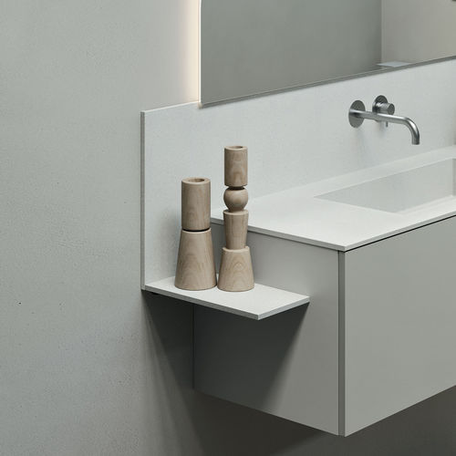 Mensola - Interlude backsplash - Rexa Design - contemporaneo / in Solid Surface / da bagno