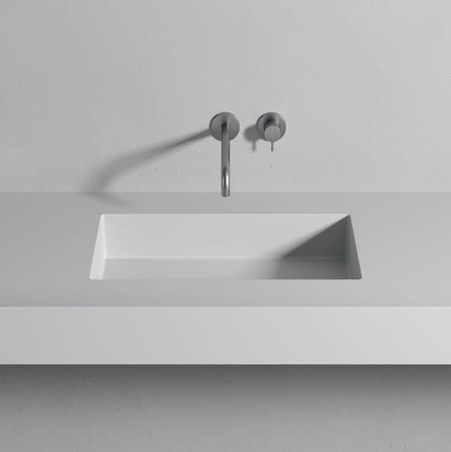 Lavabo da incasso - RETTANGOLARE  - Rexa Design - in Corian® / in marmo / rettangolare