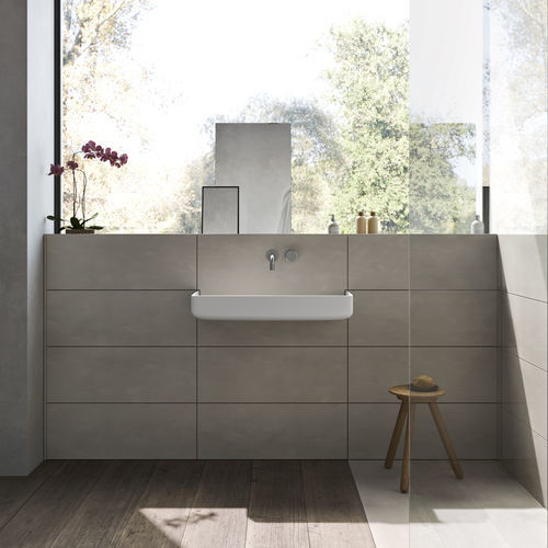 Bagno contemporaneo - VISION ICON - Rexa Design - in Corian® / in Korakril™ / contract
