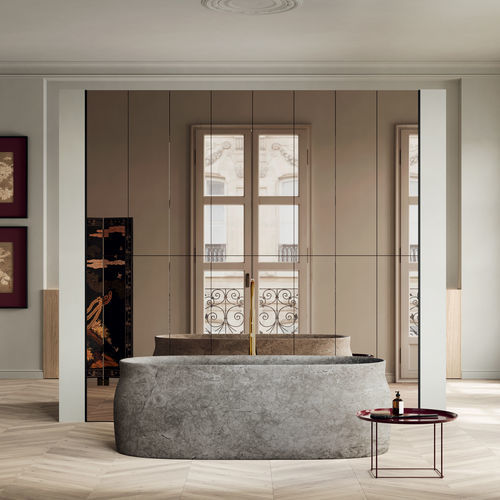 Bagno contemporaneo - VISION EVOKE - Rexa Design - in marmo / contract