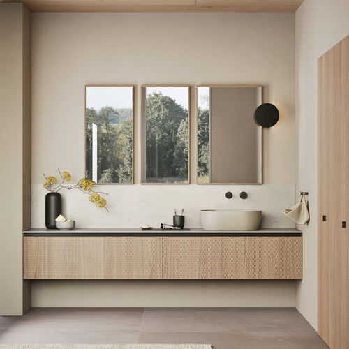 Bagno contemporaneo - Rexa Design - in legno / in metallo / in ceramica