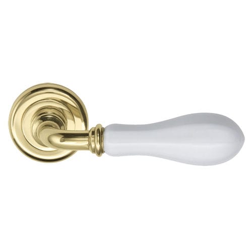 Maniglia per porta - 808 DEV - Groël Handle Design - in metallo / in porcellana / classica
