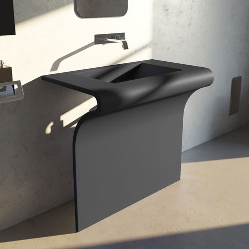 Lavabo autoportante - DICIOTTO - Componendo - in acciaio inossidabile / su misura / personalizzabile