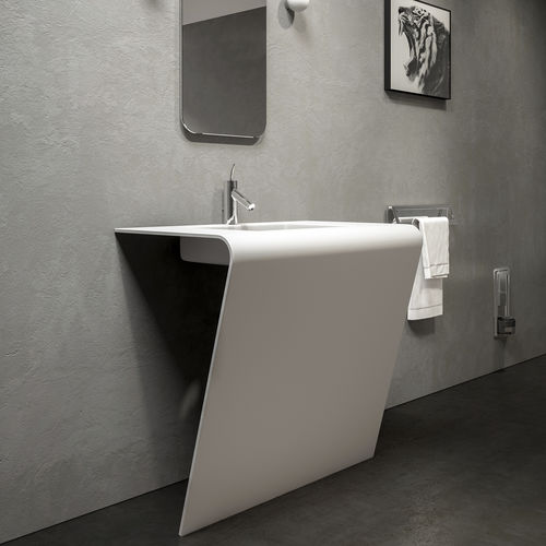 Piano lavabo in Solid Surface - SETTANTA - Componendo - su misura