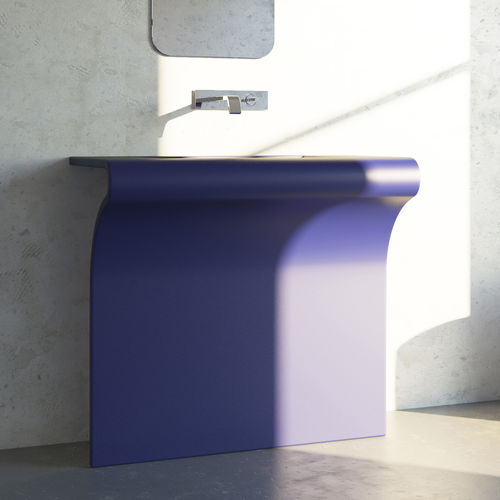 Lavabo autoportante - DICIOTTO - Componendo - in acciaio inossidabile / su misura / personalizzabile