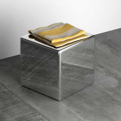 Sgabello contemporaneo - CUBE - Componendo - con supporto in acciaio inossidabile
