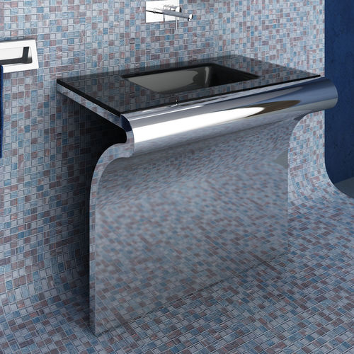 Lavabo autoportante - VENTI TOP GLASS - Componendo - in vetro / su misura / personalizzabile