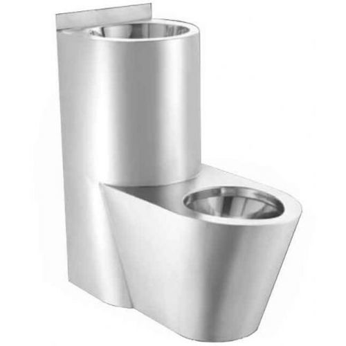 WC da appoggio - 13123.C  - NOFER - in acciaio inossidabile / per bagno pubblico / ovale