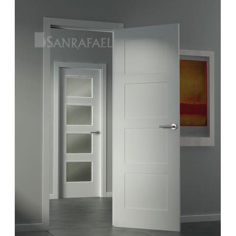 Porta da interno - LIFESTYLE : 9400R VA4 - Puertas Sanrafael - in legno / battente / senza vetri