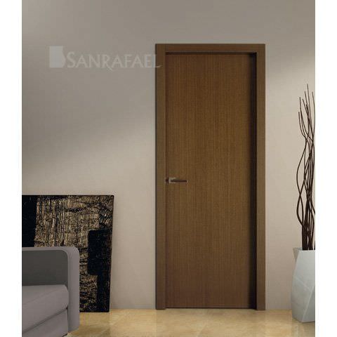 Porta da interno - L50 - Puertas Sanrafael - in legno massiccio / battente / senza vetri
