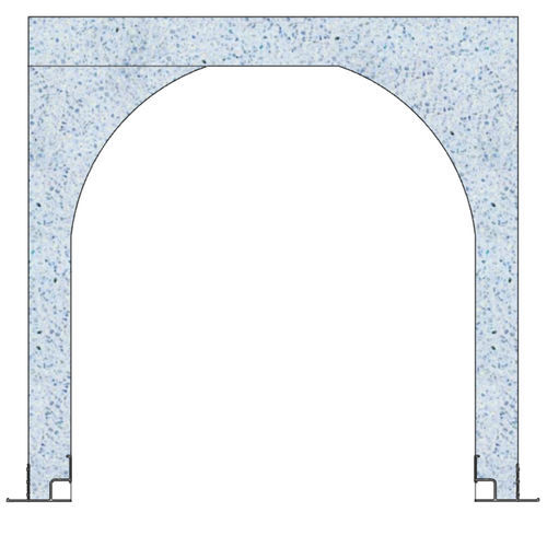 Cassonetto con architrave integrato in polistirene - 30 H 30 - FIXOLITE - a forma di U