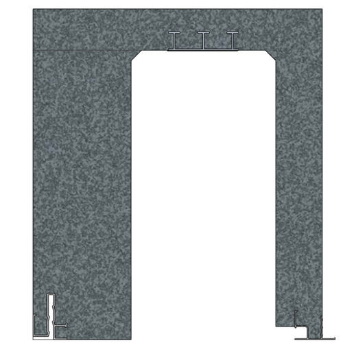 Cassonetto con architrave integrato in polistirene - BSO 28 H 32 - FIXOLITE - per persiana / a forma di U