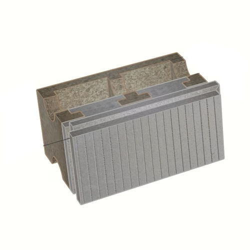 Blocco cassero in polistirene - B-HI35/14+17 - FIXOLITE - per muro / da pavimento / isolante