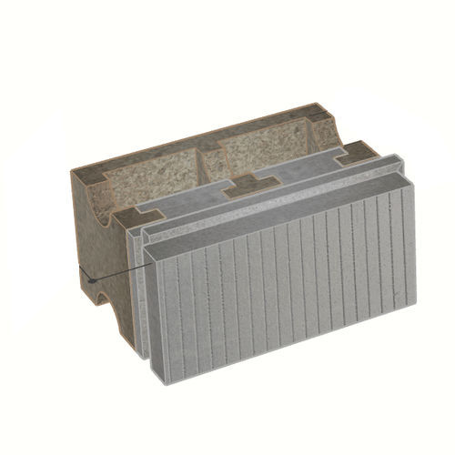 Blocco cassero in polistirene - B-HI38/14+20 - FIXOLITE - per muro / da pavimento / isolante