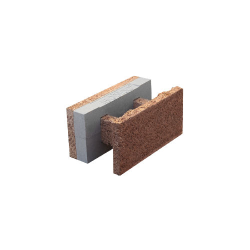 Blocco cassero in polistirene - H 30/15+7	 - FIXOLITE - in legno-cemento / per muro / isolante