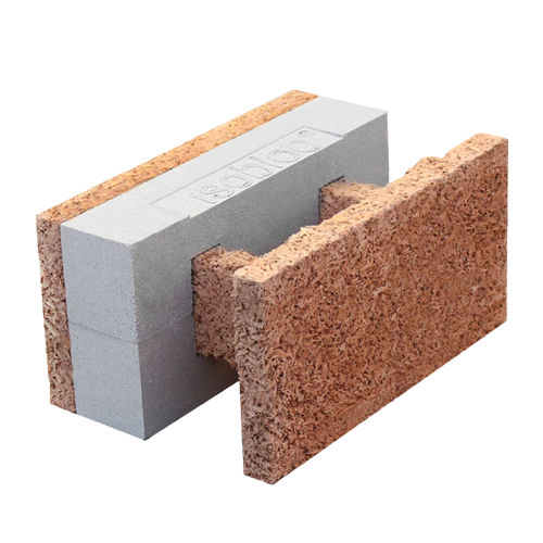 Blocco cassero in polistirene - HS 33/18+7	 - FIXOLITE - in legno-cemento / per struttura / isolante