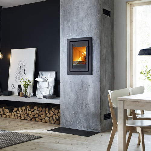 Inserto per camini a legna - I4 MODERN, FOUR SIDED FRAME - Contura