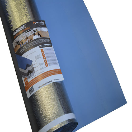 Sottofondo resiliente in rotoli - THERMOQUIET® - amvicsystem - in polietilene / in EPDM / per parquet