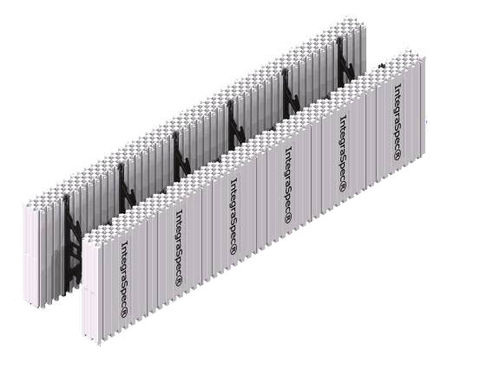 Blocco cassero in polistirene - INTEGRASPEC® STANDARD - IntegraSpec ICF - per muro / isolante